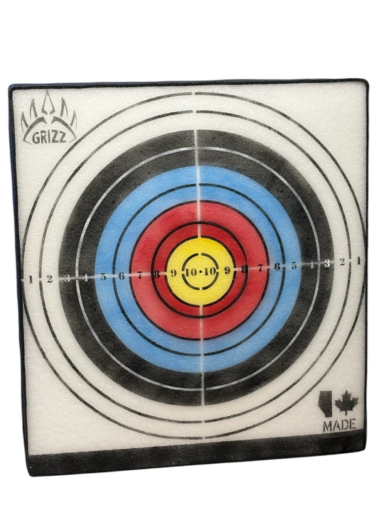 GRIZZ HASP w/ painted Bullseye 32"  w/ 8.5” insert