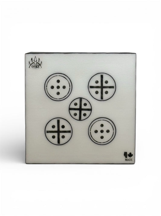GRIZZ Field Point 48" Five Spot with Replaceable 12” & 10” Inserts
